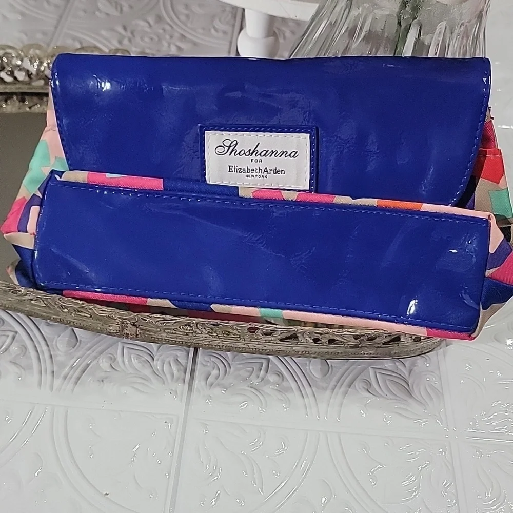 Shoshanna For Elizabeth Arden Cosmetic Makeup Toiletries Travel Bag